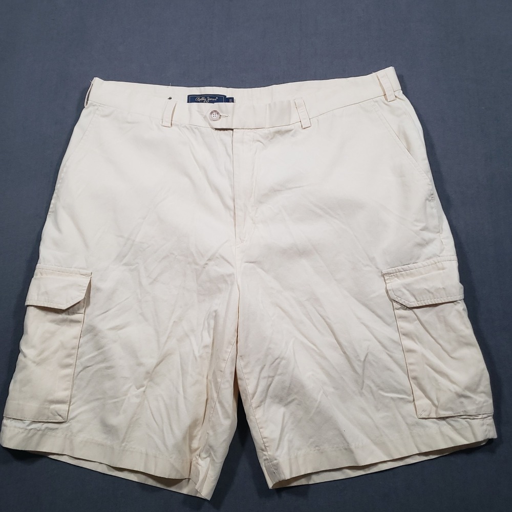 Bobby Jones‎ Cargo Shorts Mens 38 Beige Lyocell Cotton Players Golf Utility